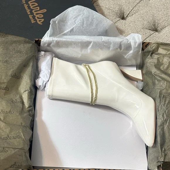 Chain Pointed Toe Bootie - Picture 16 of 16